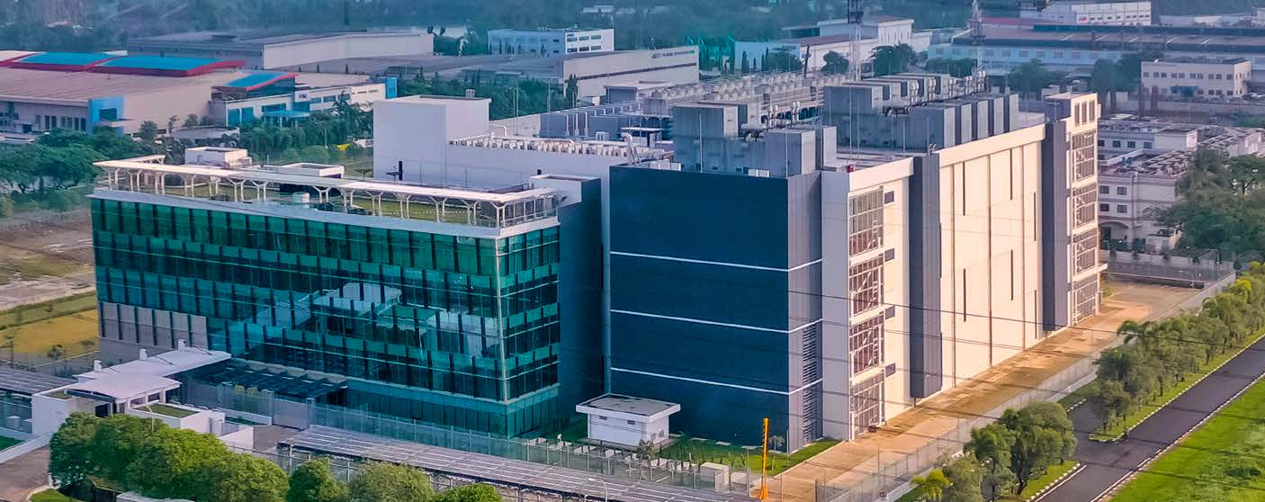 Property exterior: NTT Jakarta 3 campus.