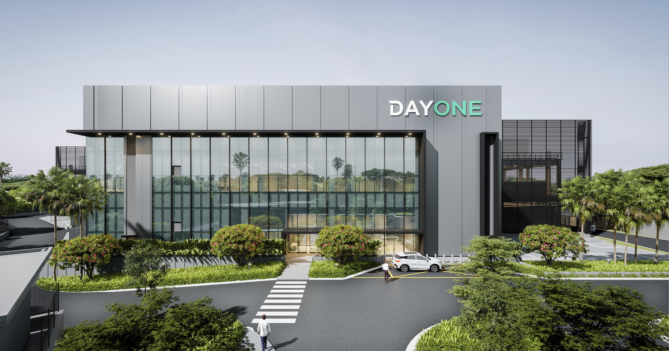 Architectural rendering: DayOne Nongsa Digital Park campus.