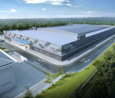 Architectural rendering: Keppel DC Johor 1.