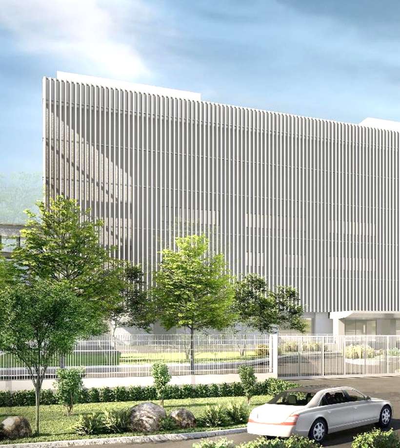 Architectural rendering: NTT Bangkok 3.