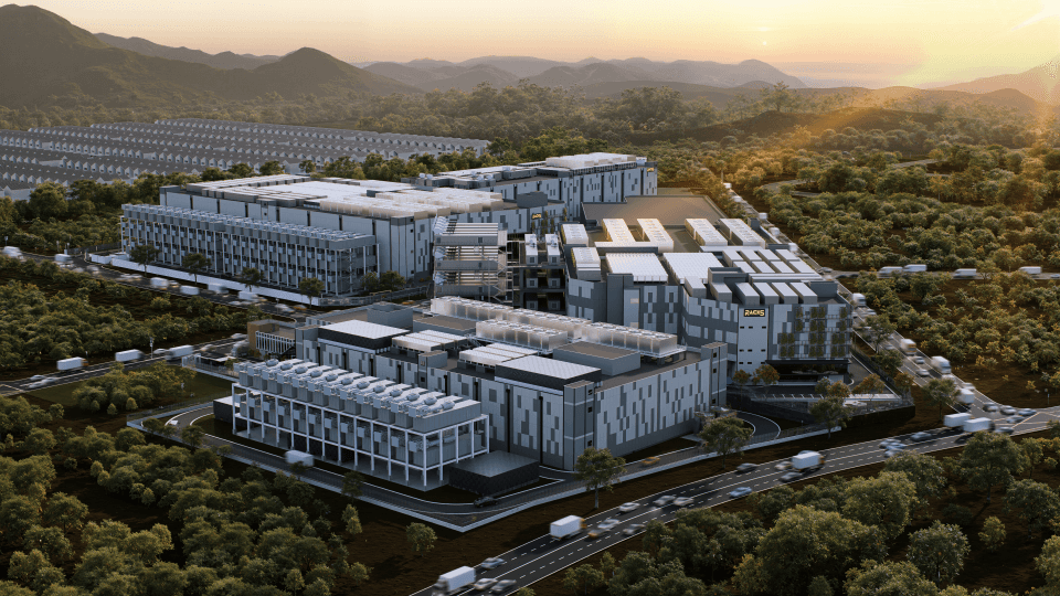 Architectural rendering: Racks Central RCJM Johor campus.