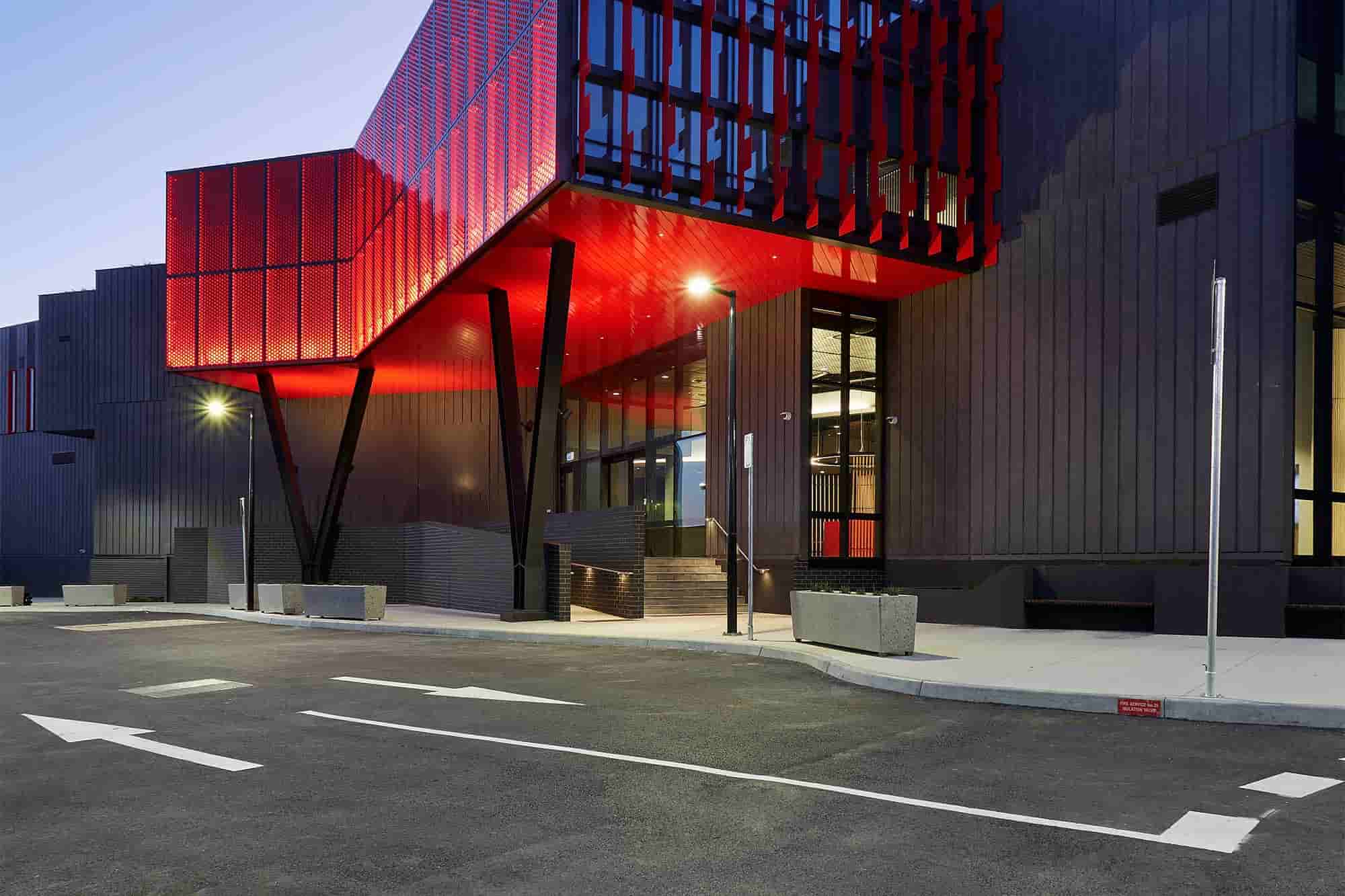 M3 Melbourne front-of-building exterior, identified in NEXTDC's official facility gallery.