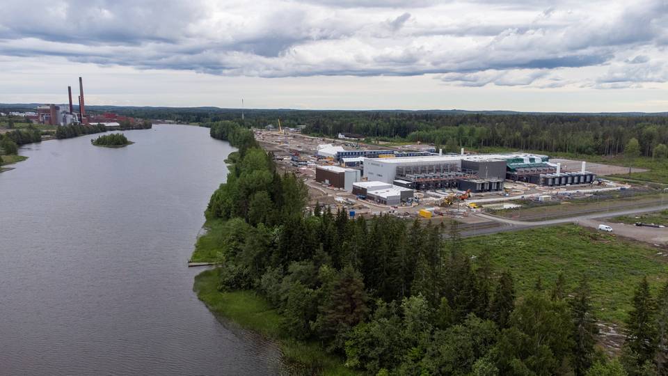 FIN04 Myllykoski construction-site overview, identified as a genuine site photograph by the commissioning contractor. Capture date and photographer not disclosed.